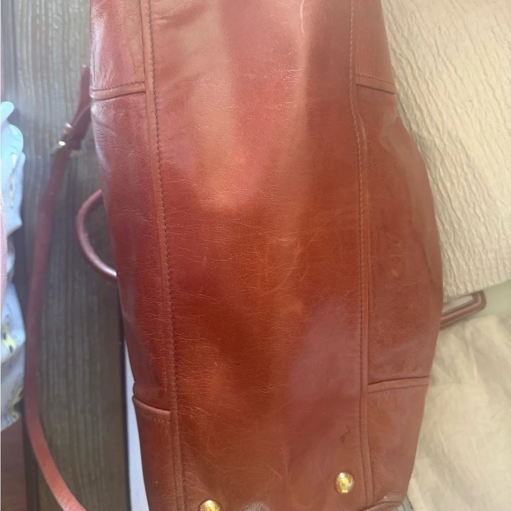 Prada Brown Leather Handbag - Picture 7 of 9